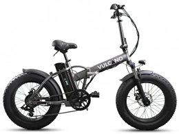 dme bike Bici DME Bike, Vulcano S-Type, (Grigio) Bicicletta Fat-Bike Elettrica Pieghevole a Pedalata Assistita 20" 250W 36V. Sella in gel memory e ribaltabile, chiusure top-Security e Telaio resistente in alluminio