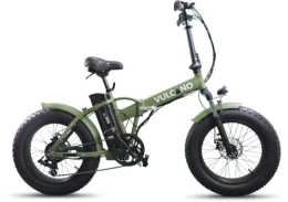 dme bike Bici DME Bike, Vulcano S-Type, (Verde) Bicicletta Fat-Bike Elettrica Pieghevole a Pedalata Assistita 20" 250W 36V. Sella in gel memory e ribaltabile, chiusure top-Security e Telaio resistente in alluminio