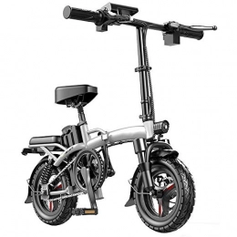 DREAMyun Bici DREAMyun Bici Elettrica Pieghevole Bike, Batteria 400W / 48V di Grande capacità, 25 Km / h di velocità Massima, Ruote 14'', Bicicletta Elettrica Adatta per Adulti E Adolescenti, 80km