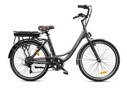 olotos Bici E-Bike Scooty Plus E-Citybike da donna 26 pollici, con batteria da 10 Ah, 6 marce, cambio a sfera, 250, 00 W, Shimano