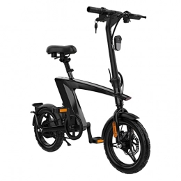 Moritz Bici E-Board - Bicicletta elettrica pieghevole, 100 kg, 25 km / h, senza pedalare, omologata TÜV, 250 Watt, EBE, con gas a mano, ruota pieghevole di colore nero