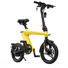 Moritz Bici elettriches E-Board - Bicicletta elettrica pieghevole, 100 kg, 25 km / h, senza ramponi, omologata TÜV, 250 Watt, EBE, con gas a mano, colore: giallo