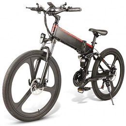 VBARV Bici elettriches E-Mountain Bike 48V 10.4 Ah 350 W - Mountain Bike elettrica Pieghevole da 26 Pollici Cambio a 21 Livelli assistito, Cambio di velocità per pendolari Viaggi su Strada all'aperto