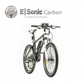 Esonic Bici e|sonic, Ebike, Pedelec, Mountain Bike, Alu 6061, City Line, Display a LED, con illuminazione, nero