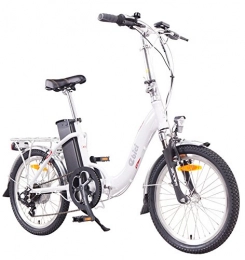 Ebici City 1000 - Bicicletta pieghevole elettrica, 20", 36 V, 11 Ah, batteria 396 Wh, 250 W, motore posteriore