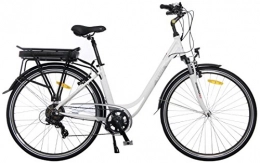 Ebici Bici elettriches Ebici City 5000 Eco 36 V Bicicletta elettrica da 28" Pedelec per uomini e donne, ruota per città, E-bike, motore posteriore 250 W, batteria agli ioni di litio 11 Ah 396 Wh