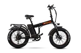 Isotta1910 Bici elettriches eBike Fat Foldable Multiplayer Nera