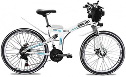 Erik Xian Bici elettriches Elettrica bici elettrica Mountain Bike Ebikes for adulti, che piega bici elettrica MTB Dirtbike, 26" 48V 10Ah 350W IP54 disegno impermeabile, facile da riporre pieghevoli elettriche Biciclette for gli