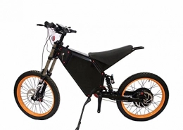 Enduro Bici elettriches Enduro Stealth Bomber tipo 8000 W Ebike bicicletta elettrica, Black / Gold