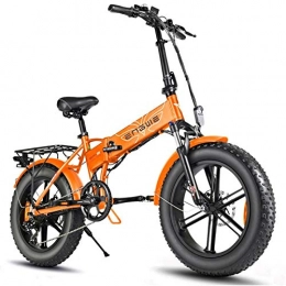 Mada Bici ENGWE EP-2 Pro, 750W, mountain bike elettrica pieghevole, con pneumatici da 20 pollici (arancio scuro)