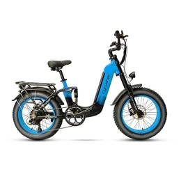 Extrbici Bici elettriches Extrbici Bicicletta elettrica unisex per adulti con pneumatici e luce LED comoda