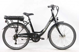 F.lli Schiano Bici elettriches F.lli Schiano E- Moon, Bicicletta elettrica Unisex Adulto, Nera, 26''