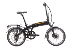 F.lli Schiano Bici elettriches F.lli Schiano Galaxy 20", Bicicletta elettrica Unisex Adulto, Nero-arancione