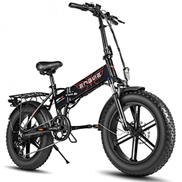 N&P Bici elettriches Fafrees 750W Bici Elettriche Fat Tire da 20 Pollici Mountain Bike per Adulti E-Bike con Batteria 48V12.8A Trasmissione Shimano a 7 velocità