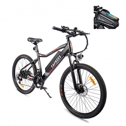 Fafrees Bici elettriches Fafrees F100 E-Bike Electric Mountain Bike 26", bicicletta elettrica con batteria 48 V / 11, 6 AH Shimano 7S, per uomo e donna, colore nero