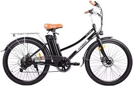 Fafrees Bici elettriches Fafrees K6 E Bike - Bicicletta elettrica da uomo, 26 pollici, 36 V, 10 Ah, Shimano a 7 marce, batteria rimovibile per studenti