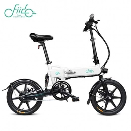 Fiido Bici elettriches FIIDO D2 Ebike, Bicicletta elettrica Pieghevole con Luce Anteriore a LED per Adulti, Bicicletta elettrica Pieghevole con Ruote da Bici da 250 W 7.8Ah (Bianco, 7.8Ah)
