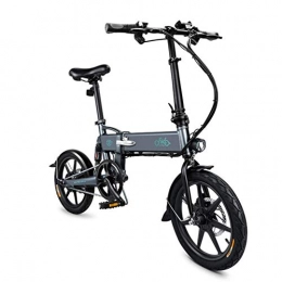 FIIDO DAPHOME D2 - Bicicletta elettrica Pieghevole, 250 W, 7,8 Ah, con Luce LED Anteriore, per Adulti (Grigio Scuro)