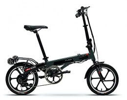 Flebi Bici elettriches Flebi Supra Eco Bicicletta Elettrica, Grey Raptor, 130 x 106 x 57