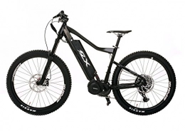FLX Bici FLX Blade Electric Bicycle, Electric Mountain Bike with Suspension, Powerful Motor, Long-Lasting Battery, and Wide Range (Gloss Black, 17.5 AH Battery)