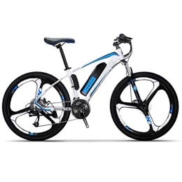 FZYE Bici elettriches FZYE 26 Pollici Montagna Bicicletta elettrica, audace Forcella Ammortizzata Bike Lega Alluminio Bici Adulto Sport Tempo Libero, Blu