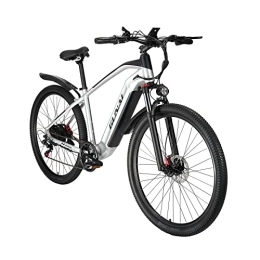 GARVAINE Bici GAVARINE Bicicleta Eléctrica para Adultos Bicicleta de Ciudad de 29 Pulgadas con Batería de Litio Extraíble de 48V 19AH, Shimano 7 Velocidades y Freno Hidráulico