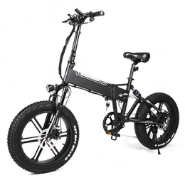 Gebuter Bici elettriches Gebuter Folding Electric Bike for Adults 20 Inches Wheels 500W Motor 48V 10Ah Removable Battery 7 Speed Gears Max Speed 35KM / H E-Bike