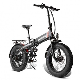 GHH Bici elettriches GHH Biciclette elettriche Pieghevole Li-Ion Elettrico 48V 8AH 20"per Adulto Bici Mountain Bike Leggera con Motore 500W Biciclette in Lega di Alluminio