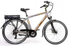 giama Bici elettriches giama Bicicletta Elettrica City Bike a Pedalata Assistita 28" 250W Bike Be Freedom Grigia
