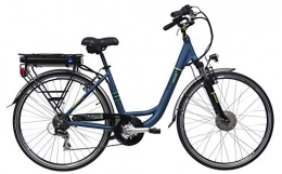 giordanoshop Bici giordanoshop Bicicletta Elettrica City Bike a Pedalata Assistita 28" 250W Denver Blu