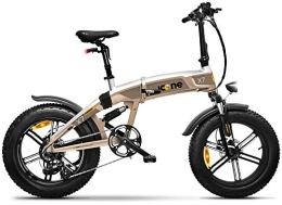 giordanoshop Bici giordanoshop Fat-Bike Bicicletta Elettrica Pieghevole a Pedalata Assistita 20" 250W Icon.E iCross X7 Titanium