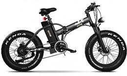 giordanoshop Bici elettriches giordanoshop Fat-Bike Bicicletta Elettrica Pieghevole a Pedalata Assistita 20" 250W Icon.E iMonster Black Nera