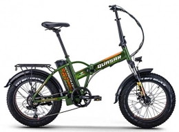 giordanoshop Bici giordanoshop Fat-Bike Bicicletta Elettrica Pieghevole a Pedalata Assistita 20" 250W NCX Moto Quasar Verde