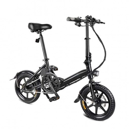 Glomixs Bici elettriches Glomixs Foldable Electric Bike, 1 PCS Electric Folding Bike Foldable Bicycle Double Disc Brake Portable for Cycling