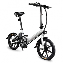 Glomixs Bici Glomixs Foldable Electric Bike, Electric Bicycle Bike Lightweight Aluminum Alloy 16 inch 250W Hub Motor Casual for OutdoorArrived 3-7 Days
