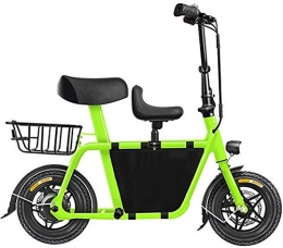 Gpzj Bici elettriches Gpzj Bicicletta elettrica Pieghevole, Mini Pedale per Adulti a Due Ruote per Auto elettrica Leggera e Bicicletta Pieghevole in Alluminio con Pedali per Uomini e Donne Adulti