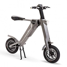 GRUNDIG Bici GRUNDIG - Bicicletta elettrica pieghevole, per adulti, con motore da 350 W, altoparlante Bluetooth LCD, batteria agli ioni di litio, 30 km / h