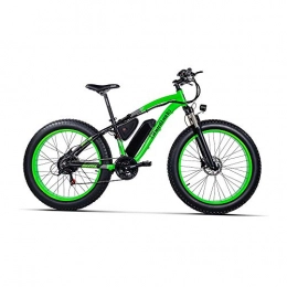 GUNAI Bici elettriches GUNAI Bicicletta Elettrica Pieghevole Bici da Montagna 48V 1000W Ebike con Batteria al Litio da 26Velocità Sospensione Completa Premium e Cambio(Verde)