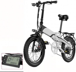 GYL Bici elettriches GYL Bicicletta elettrica Mountain Bike Scooter Viaggio comodo e viaggio sano Bicicletta elettrica pieghevole da 48 Volt 20 pollici Crociera a velocità costante, con display elettronico, adatta per ou