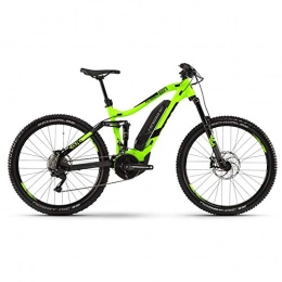 HAIBIKE Bici elettriches HAIBIKE Sduro FullSeven LT 4.0 27.5'' Pedelec E-Bike MTB Verde / Nero 2019, Grn / Schwarz / Grau, M