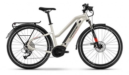 Winora Bici Haibike Trekking 4 500 Wh Yamaha Bicicletta elettrica 2022 (27, 5" LowStandover M / 48 cm, Desert / White (LowStandover))