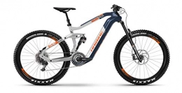 HAIBIKE Bici HAIBIKE XDURO NDURO 5.0 Flyon - Bicicletta elettrica 2021 (M / 44 cm, blu / bianco / arancione)