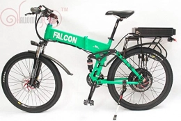 HalloMotor Bici elettriches HalloMotor 48V 750W Folding Electric Bicycle Foldable + Ebike 48V 13.2Ah Li-Ion Battery with 2A Charger