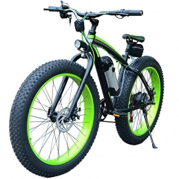 HJHJ Bici elettriches HJHJ Mountain Bike Fuoristrada Elettrico 26 Pollici Pneumatici per Bici elettriche velocità Bicicletta Fino a 30 km / h con Illuminazione e Altoparlanti (Batteria Rimovibile 36 V / 350 W)
