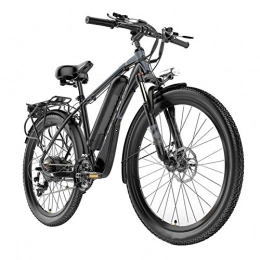 HLeoz Bici elettriches HLeoz E-Bike, Elettrica Bici da Montagna Motore Posteriore da 400 W 48V Batteria al Litio Adatta per Trekking, Bicicletta Elettrica per Città - 21 velocità