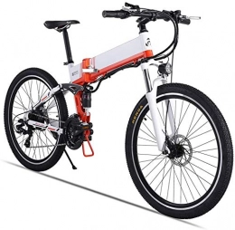 HSART Bici HSART 26" Bicicletta Elettrica per Adulti, Mountain Ebike da 500W con Freno ad Olio XOD Batteria Litio Rimovibile 48V 12.8AH 21 velocità