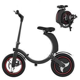 HSDCK Pieghevole Bicicletta elettrica 350W Leggero e ad Alta velocità E-Bike - Ripiegabile in Una Ruota per Bagagli 100 kg Carico