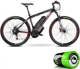 QLHQWE Bici elettriches Hybrid mountain bike, batteria adulto bicicletta elettrica rimovibile agli ioni di litio (36V10Ah) neve incrociatore moto su strada 24 velocit 5 velocit sistema di assistenza, 27.5 * 17 pollici