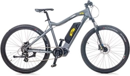 i-Bike Bici elettriches i-Bike MTB Mud PRO 7, Mountain elettrica Unisex Adulto, Grigio, 50 cm