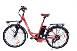 i-bike electric moving Bici elettriches I-Bike NAVIGLI ITA99 Rosso Corallo